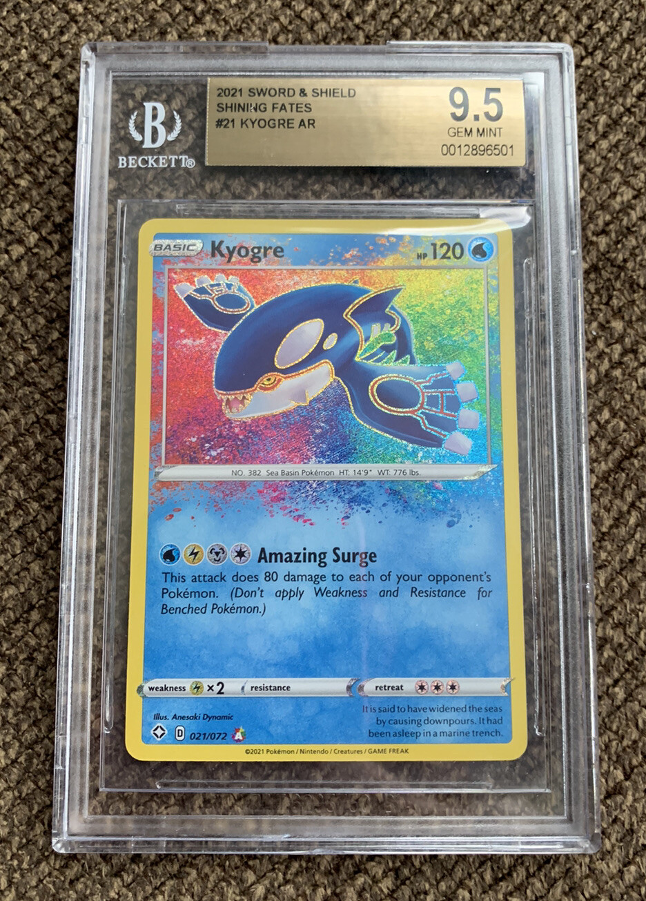 2021 Pokemon TCG Sword & Shield Shining Fates Kyogre A 021