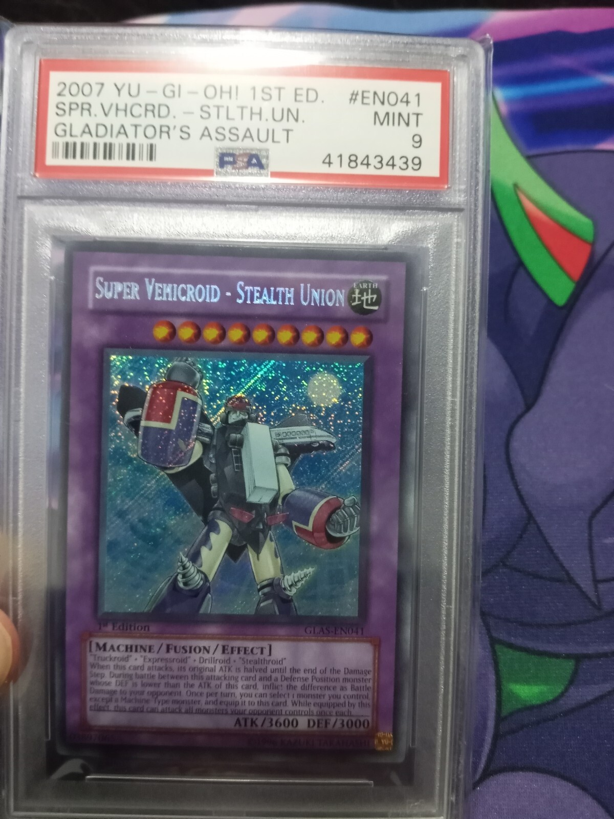 2007 YU-GI-Oh! Glas-Gladiator's Assault Super Vehicroid - Stealth Union 1st Edition EN041