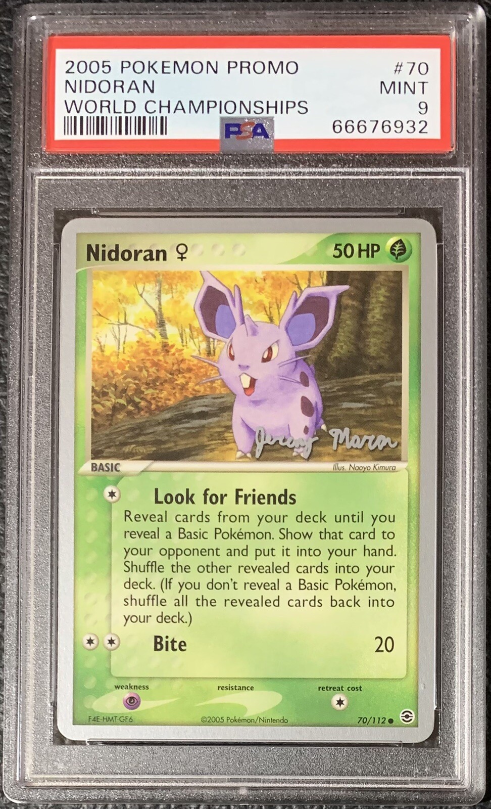 2005 Pokemon World Championships Promo Nidoran Queendom 70