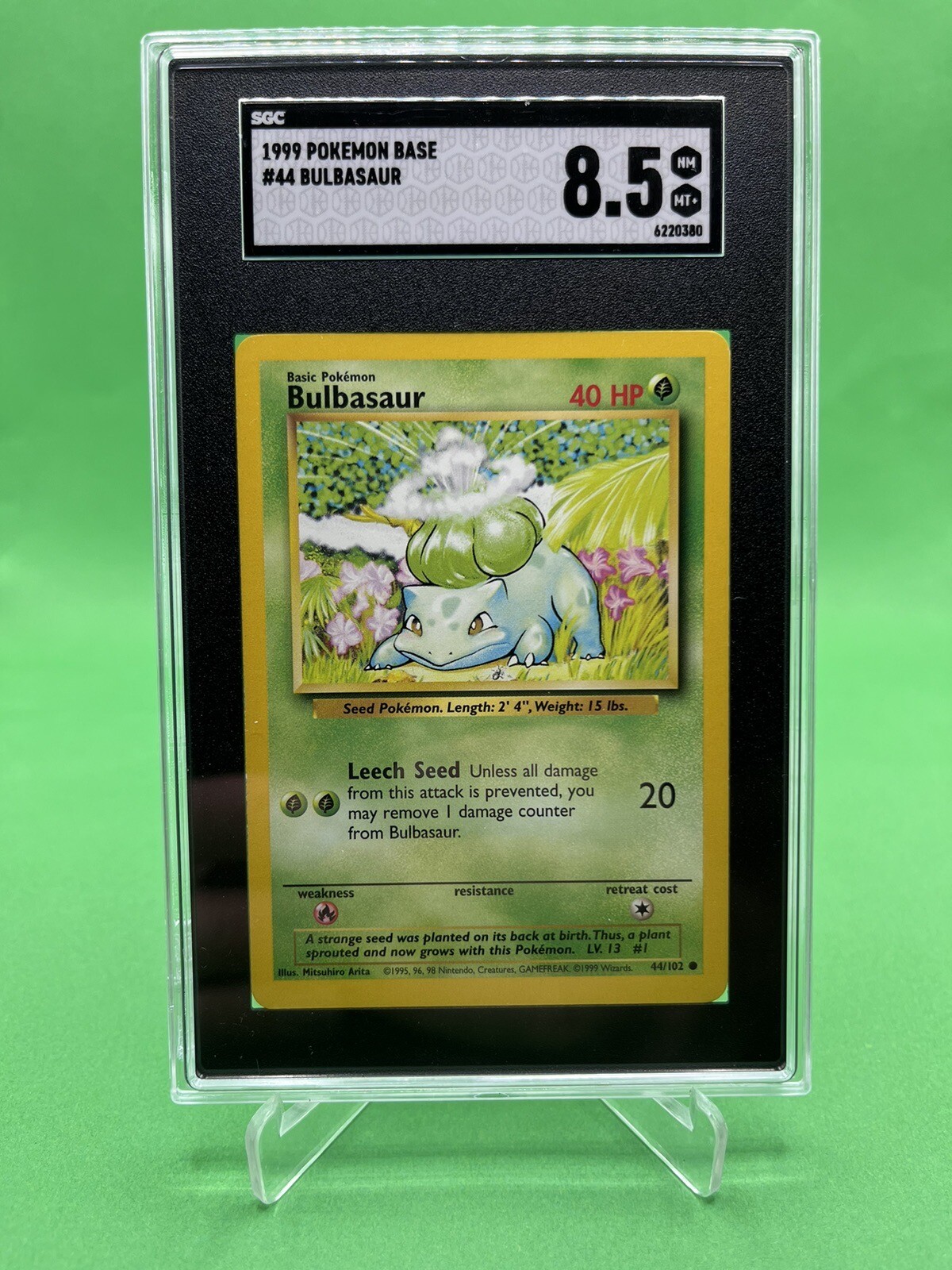 1999 Pokemon Base Bulbasaur 44