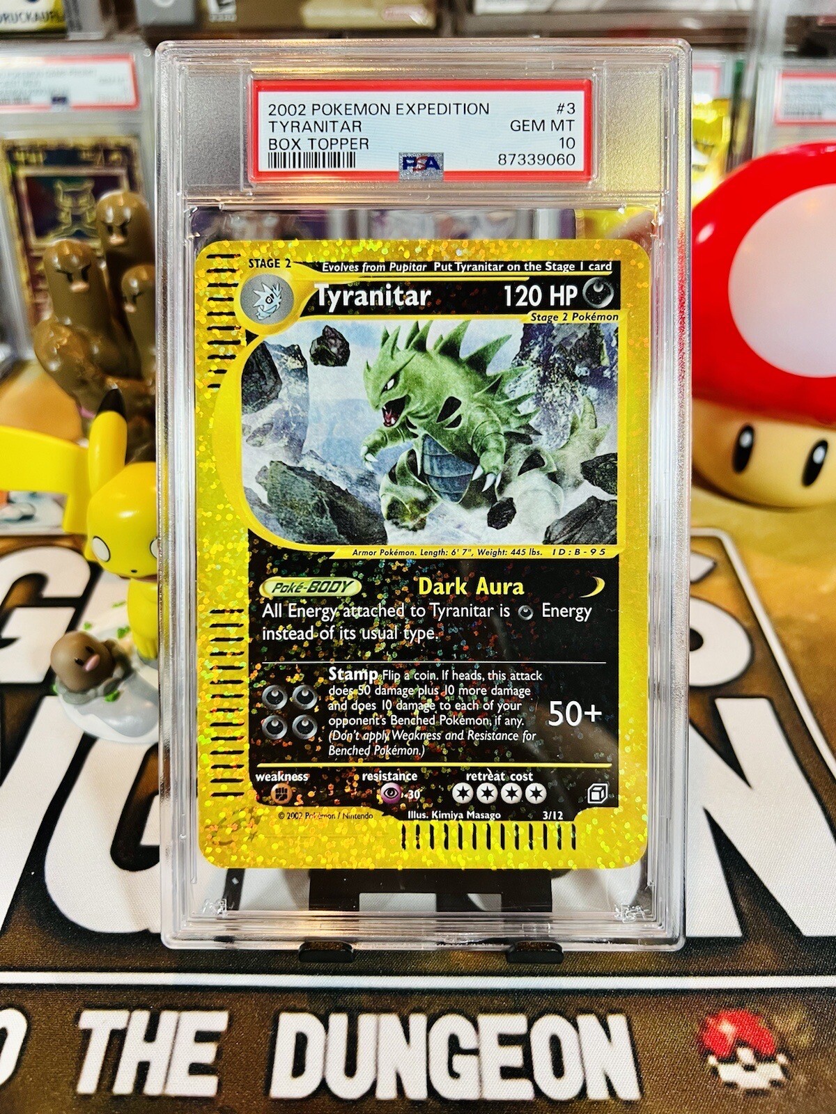 2002 Pokemon Expedition Box Topper Tyranitar 3