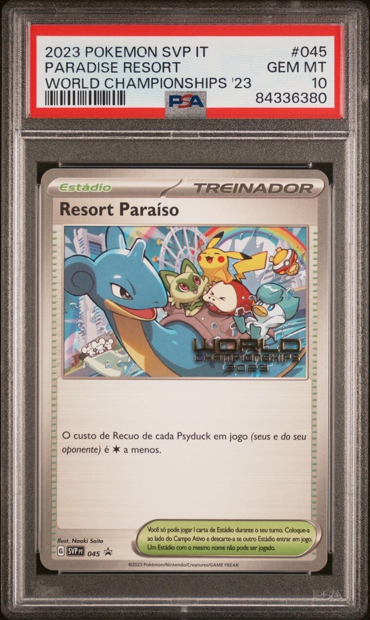 2023 Pokemon Italian Svp It-SV Black Star Promo Paradise Resort World Championships 2023 045