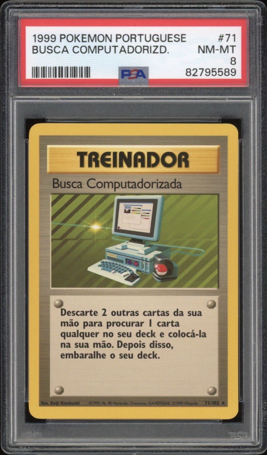 1999 Pokemon Portuguese Busca Computadorizada 71