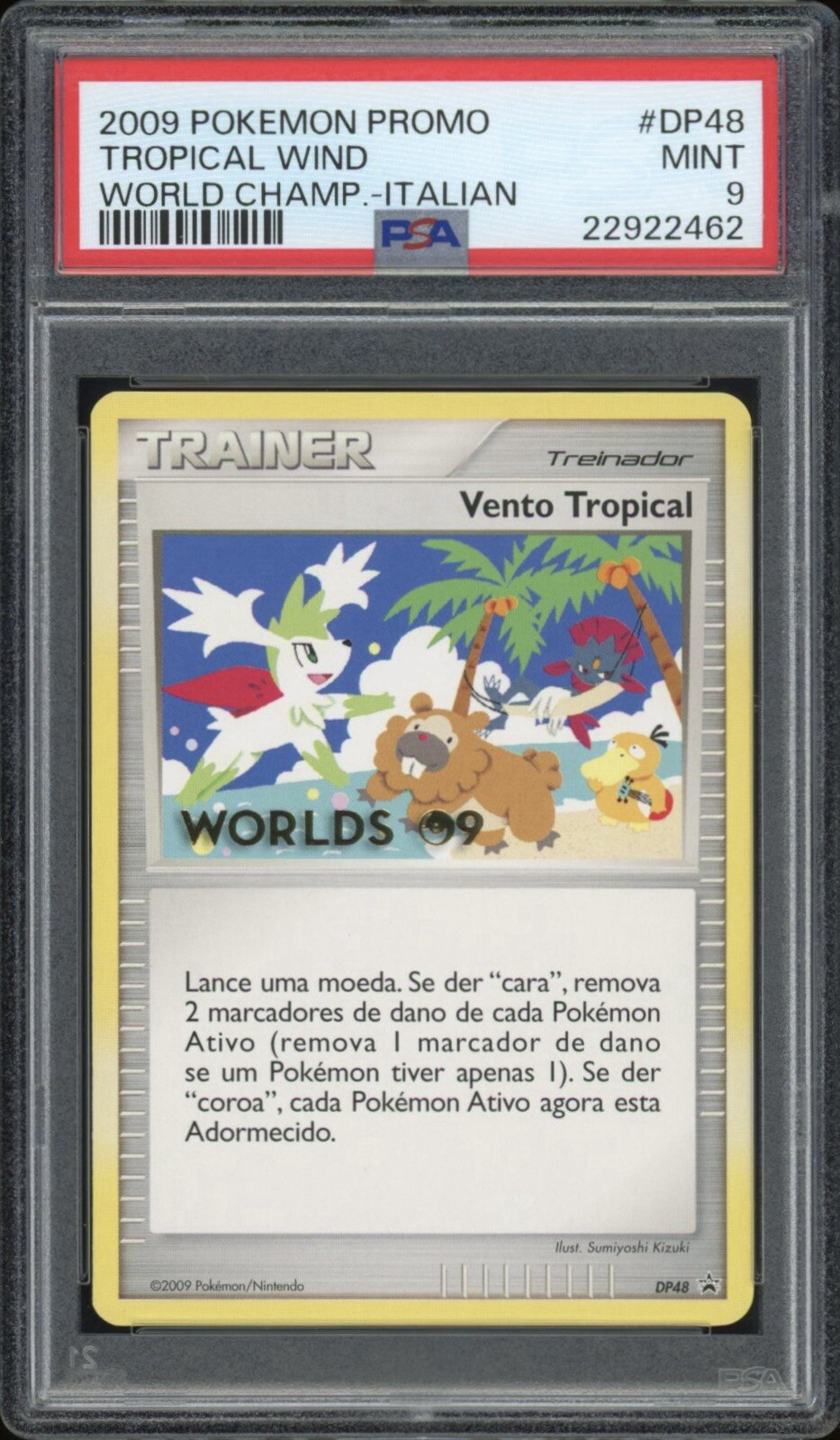 2009 Pokemon World Championships Promo Tropical Wind Italian DP48