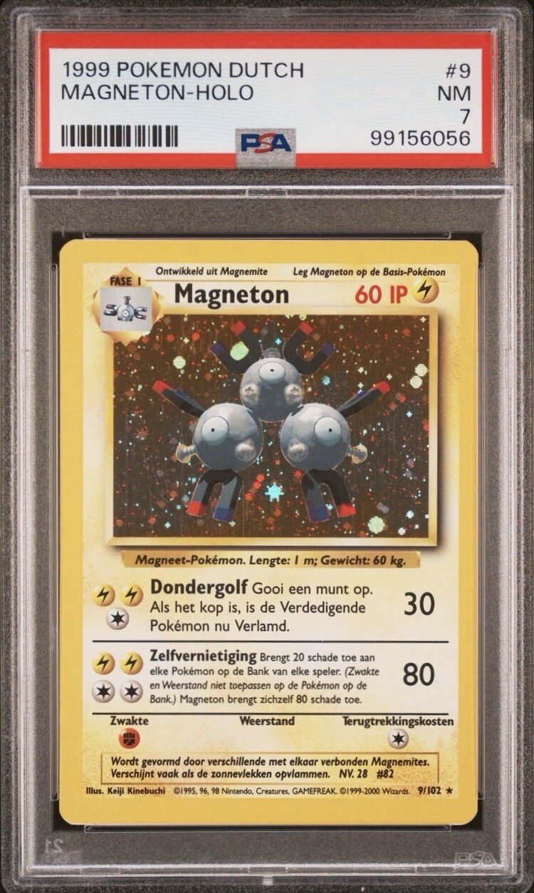 1999 Pokemon Dutch Magneton-Holo 9