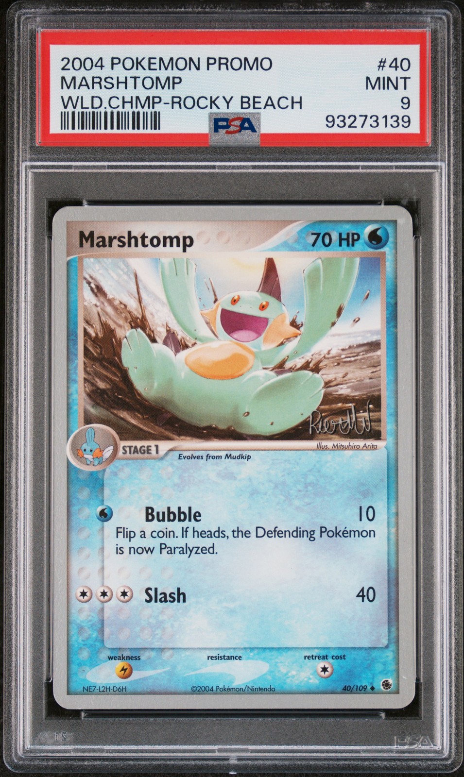 2004 Pokemon World Championships Promo Marshtomp Rocky Beach 40