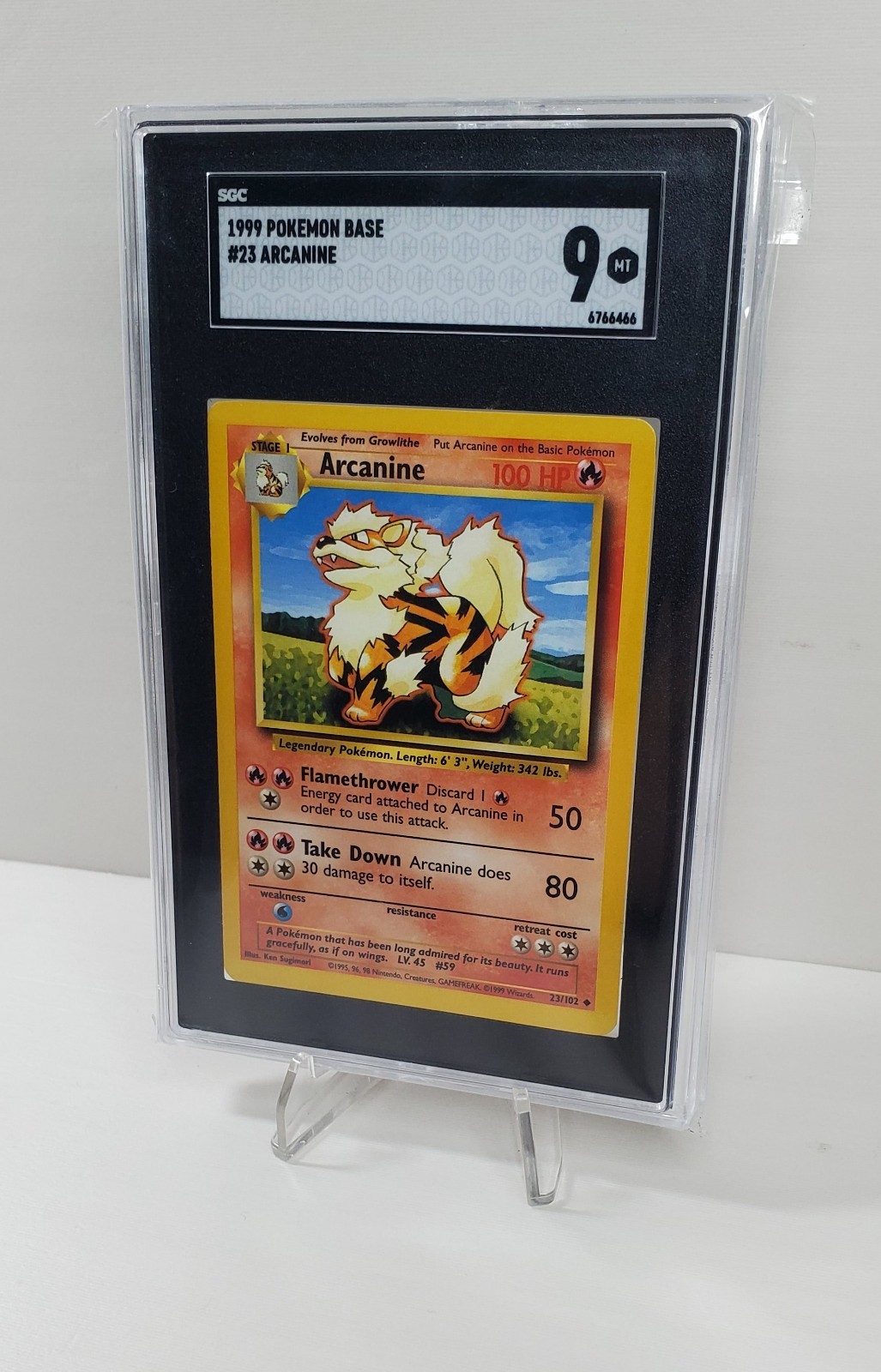 1999 Pokemon Base Arcanine 23