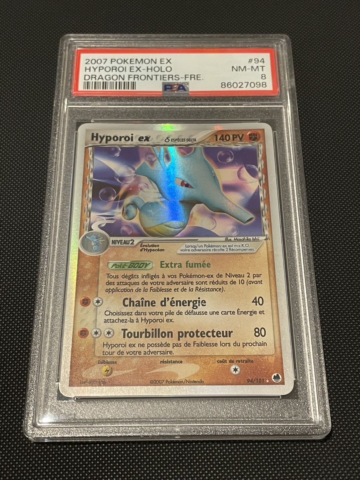 2007 Pokemon French EX Dragon Frontiers Hyporoi EX-Holo 94
