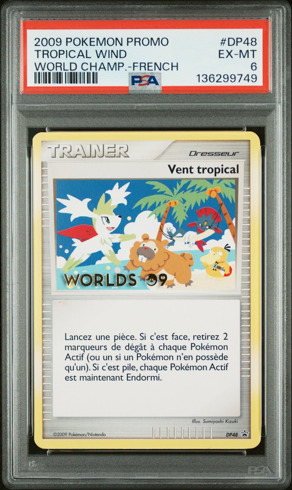 2009 Pokemon World Championships Promo Tropical Wind French DP48