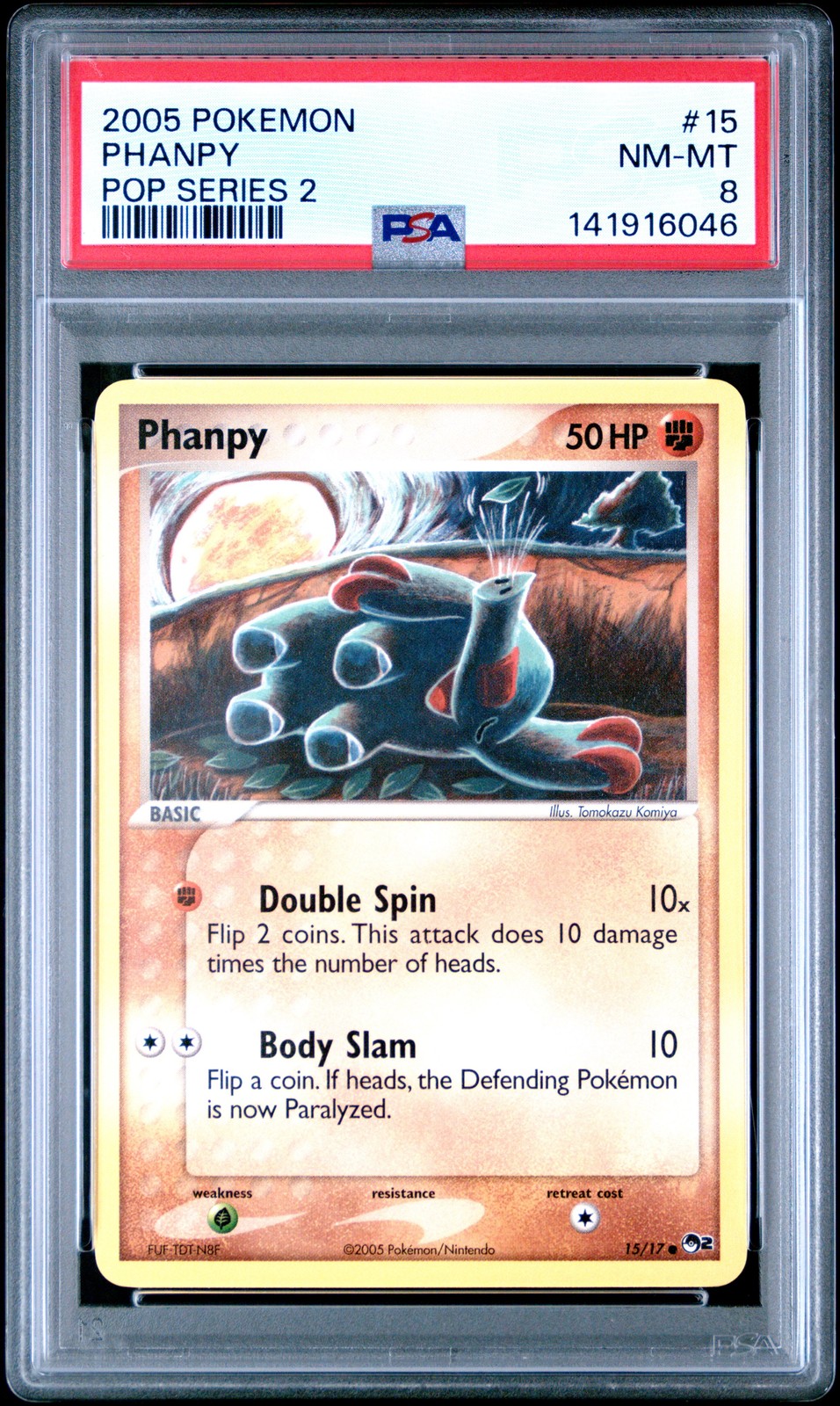 2005 Pokemon Pop Series 2 Phanpy 15