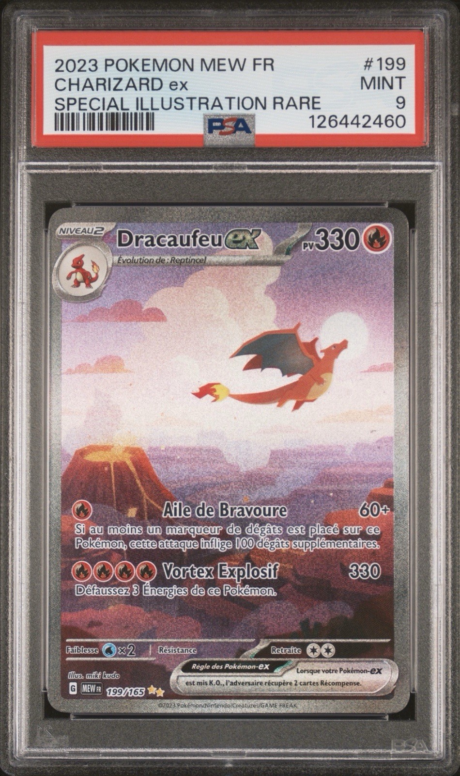 2023 Pokemon French Mew FR-151 Charizard EX Special Illustration Rare 199