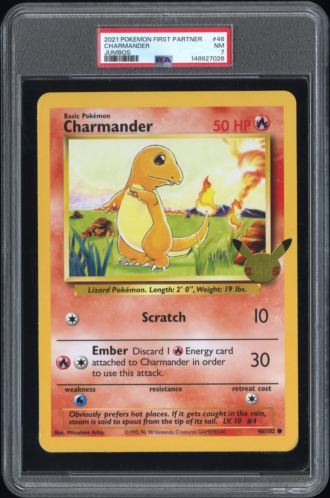 2021 Pokemon First Partner Jumbos Charmander 46