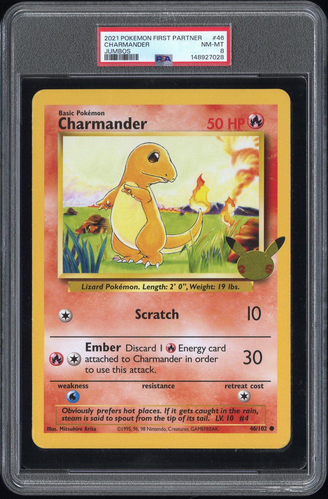 2021 Pokemon First Partner Jumbos Charmander 46