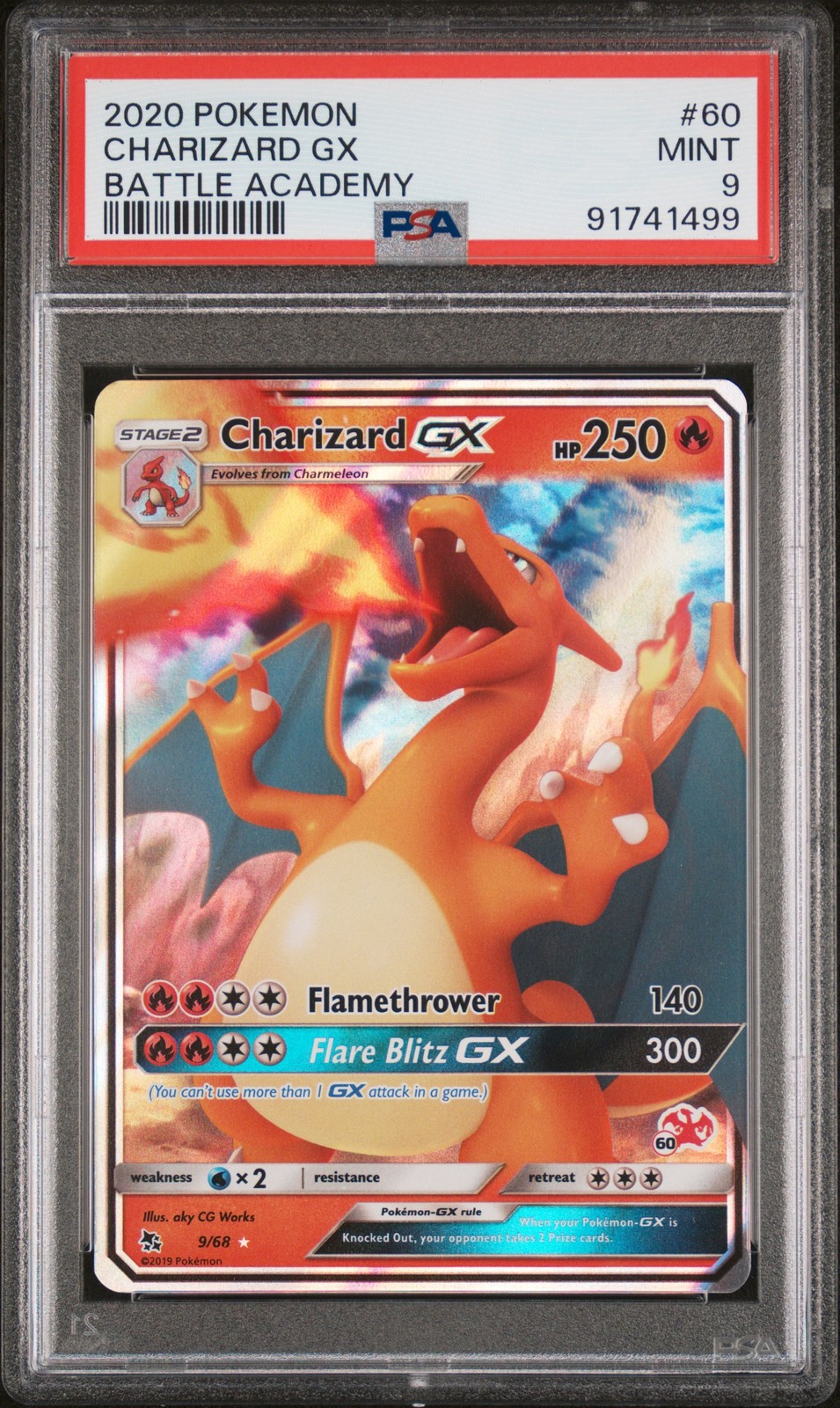 2020 Pokemon Battle Academy Charizard GX 60