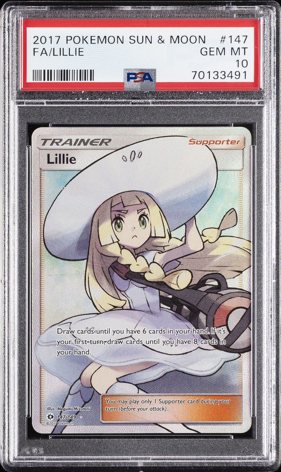 2017 Pokemon Sun & Moon Full Art/Lillie 147