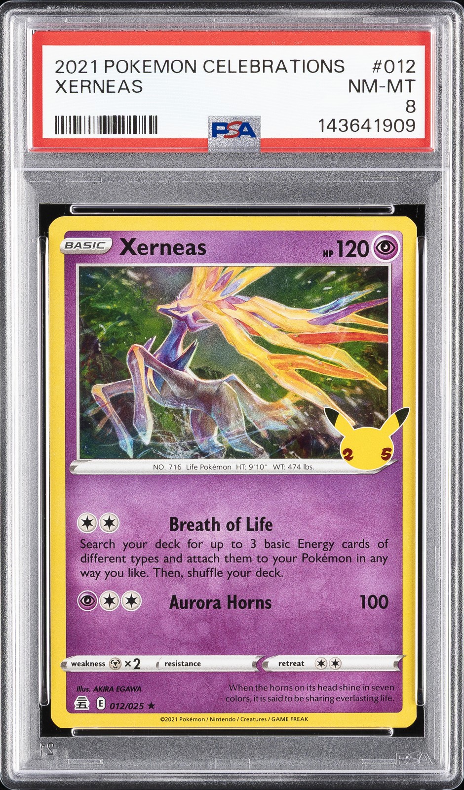 2021 Pokemon Celebrations Xerneas 012