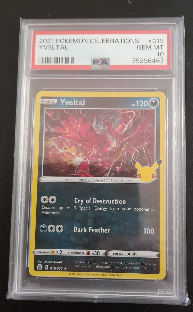 2021 Pokemon Celebrations Yveltal 019