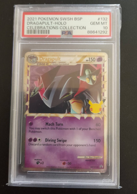 2021 Pokemon Swsh Black Star Promo Dragapult-Holo Celebrations Collection 132