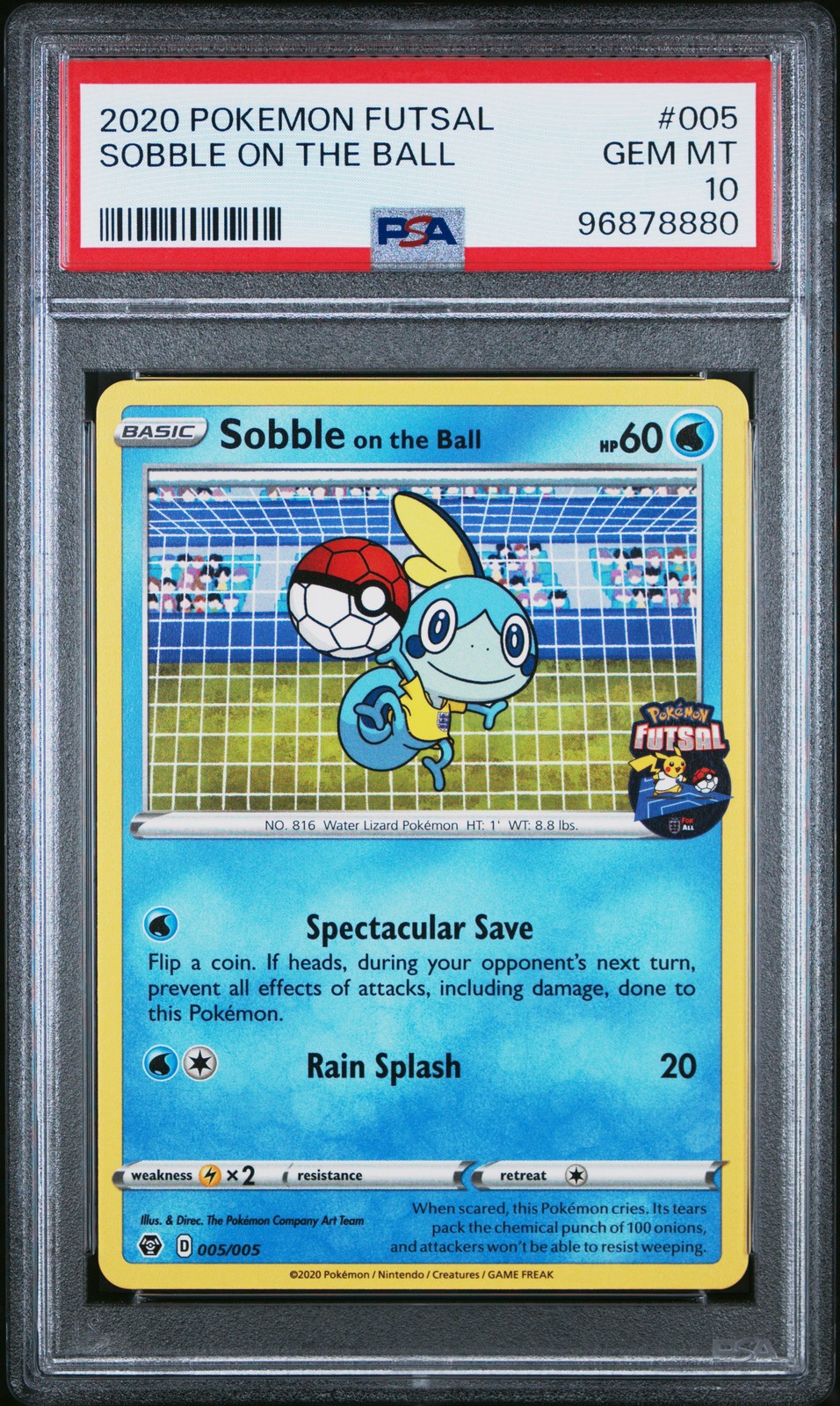 2020 Pokemon Futsal Sobble on the Ball 005