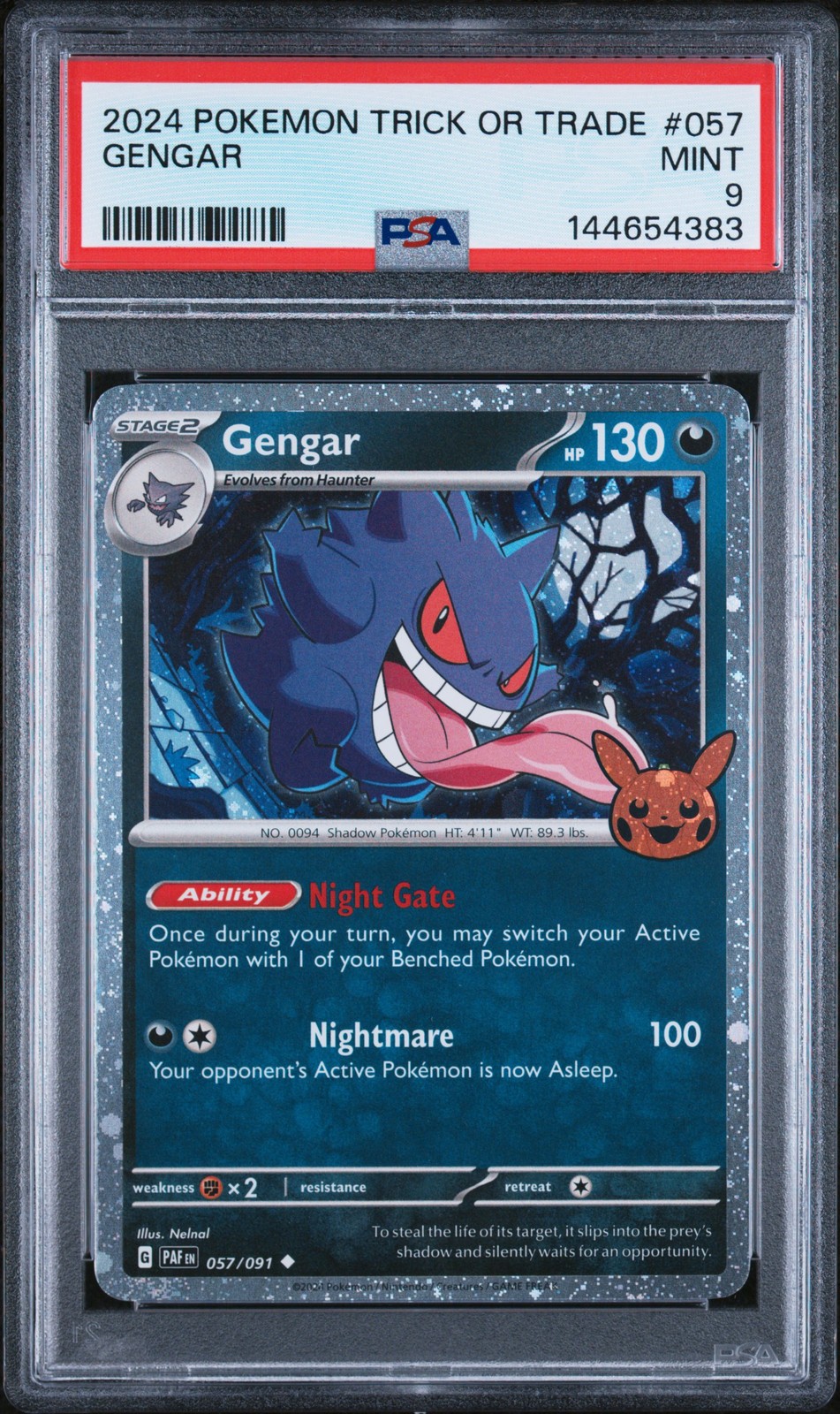 2024 Pokemon Trick or Trade Gengar 057