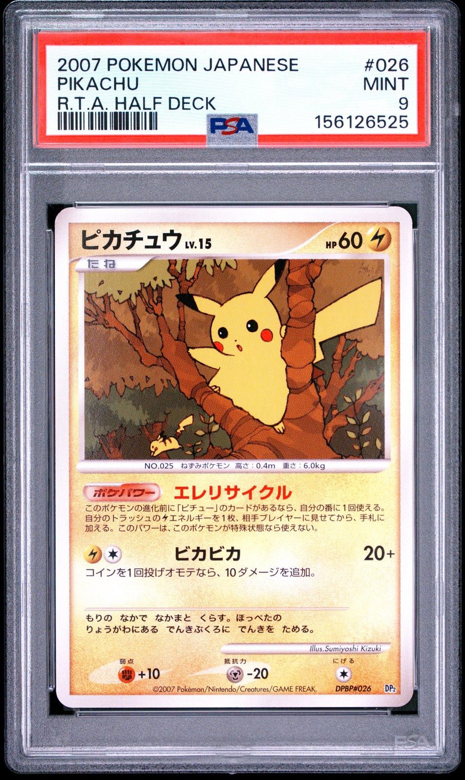 2007 Pokemon Japanese Rampardos the Attacker Half Deck Pikachu 026