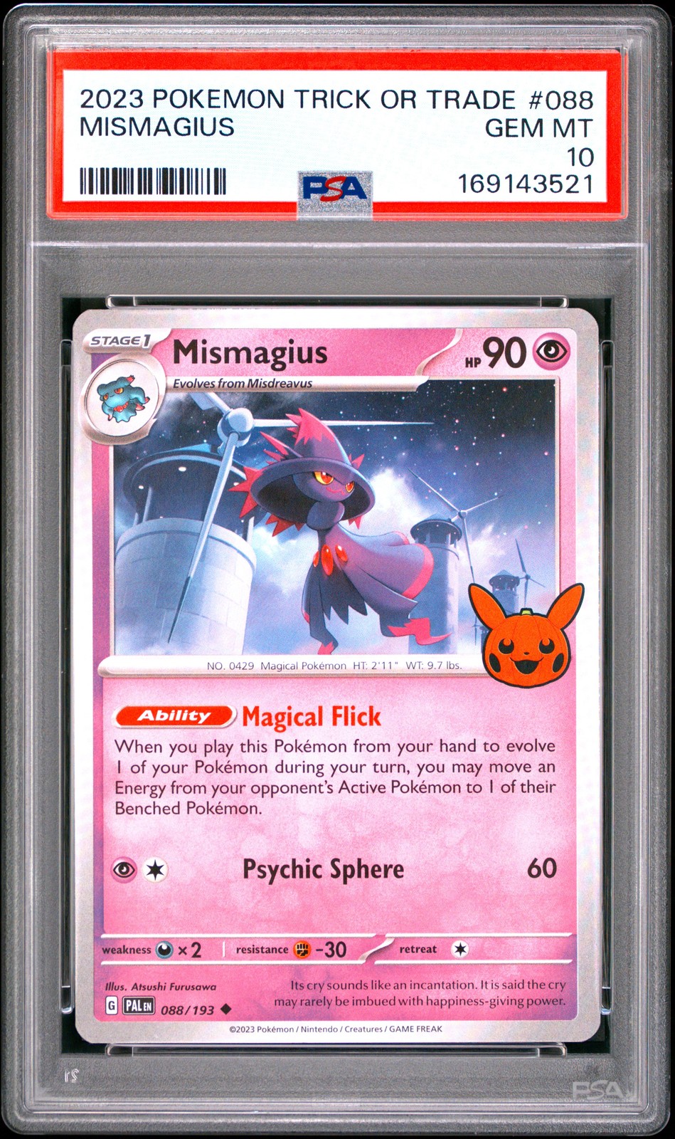 2023 Pokemon Trick or Trade Mismagius 088
