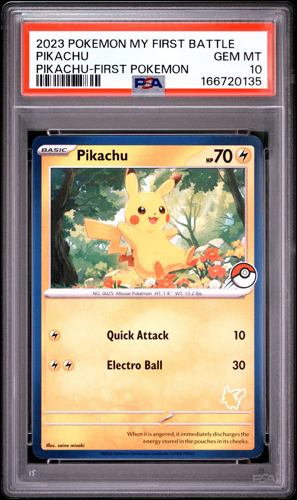 2023 Pokemon My First Battle-Pikachu Deck Pikachu First Pokemon