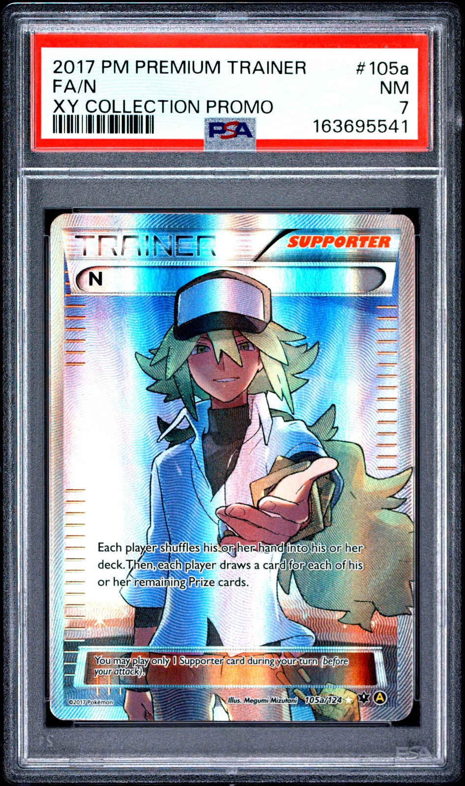 2017 Pokemon Premium Trainer XY Collection Promo Full Art/N 105a