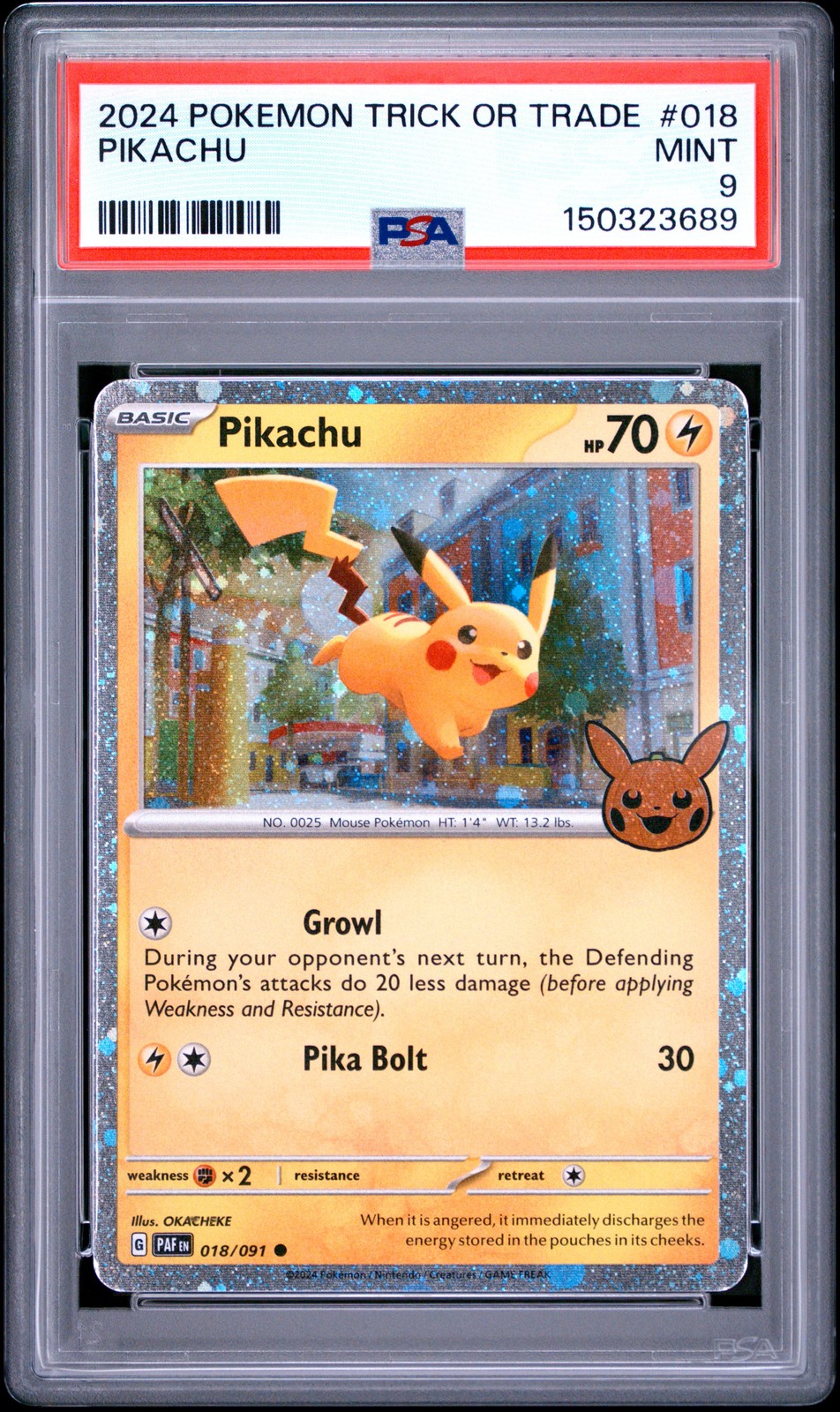 2024 Pokemon Trick or Trade Pikachu 018
