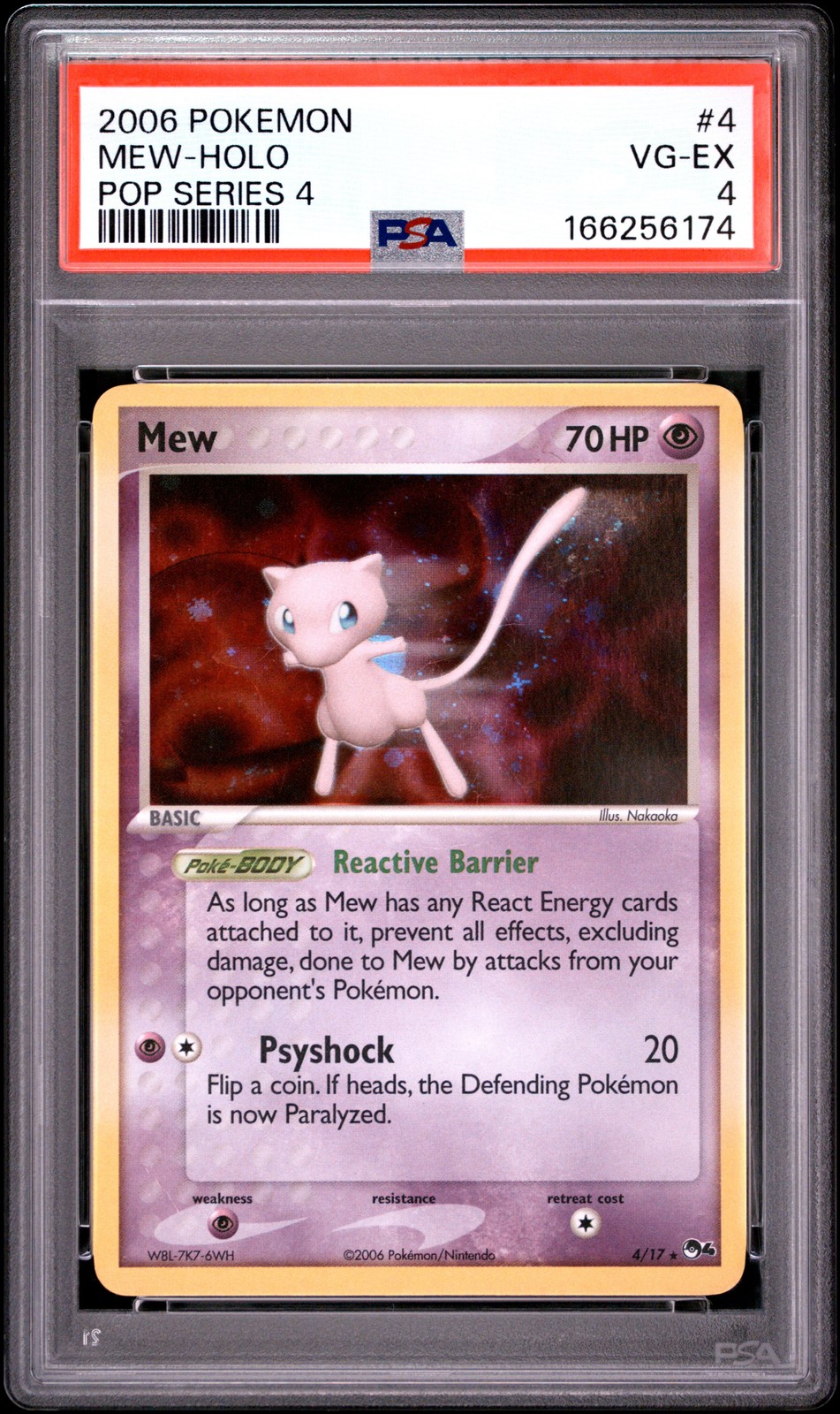 2006 Pokemon Pop Series 4 Mew-Holo 4