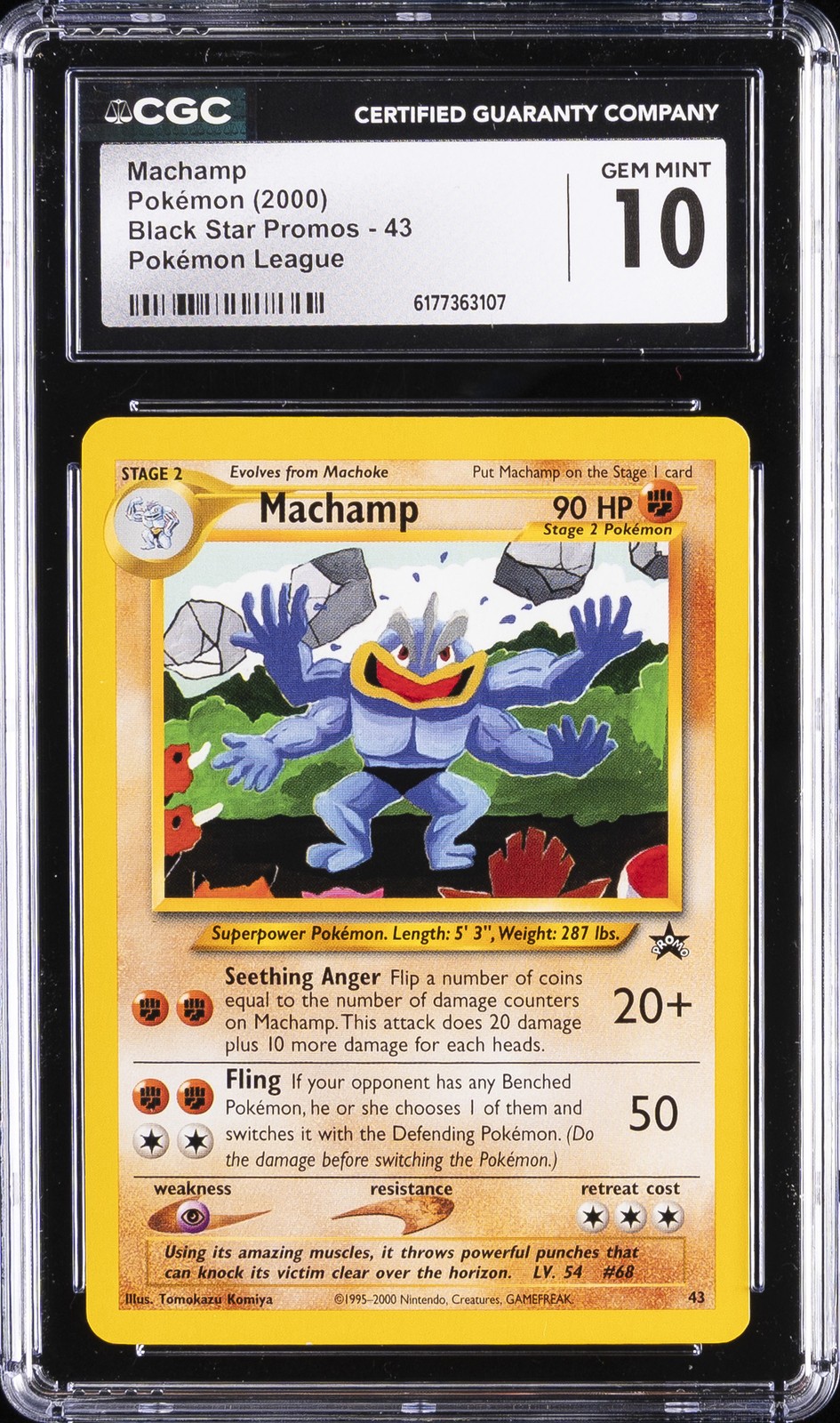 2000 Black Star Promos - WotC - English Machamp Pokémon League 43