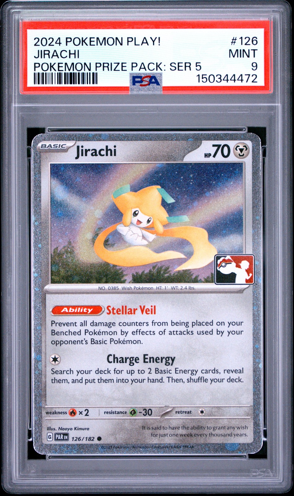 2024 Pokemon Play! Pokemon Prize Pack: Series 5 Jirachi 126