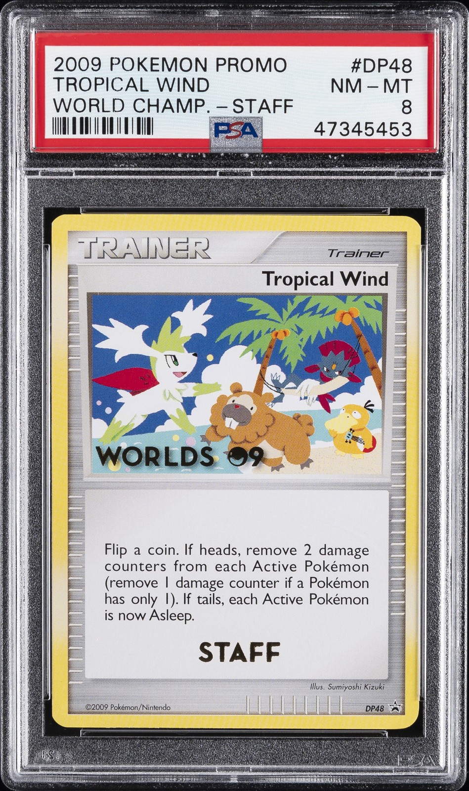 2009 Pokemon World Championships Promo Tropical Wind Staff DP48