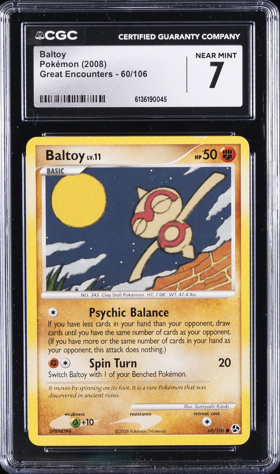 2008 Great Encounters - English Baltoy Common 60/106