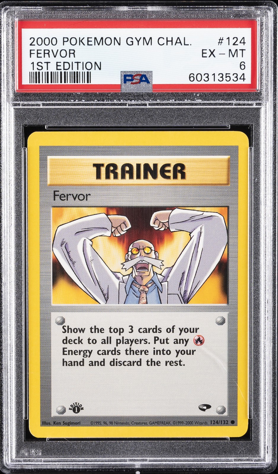 2000 Pokemon Gym Challenge Fervor 1st Edition 124