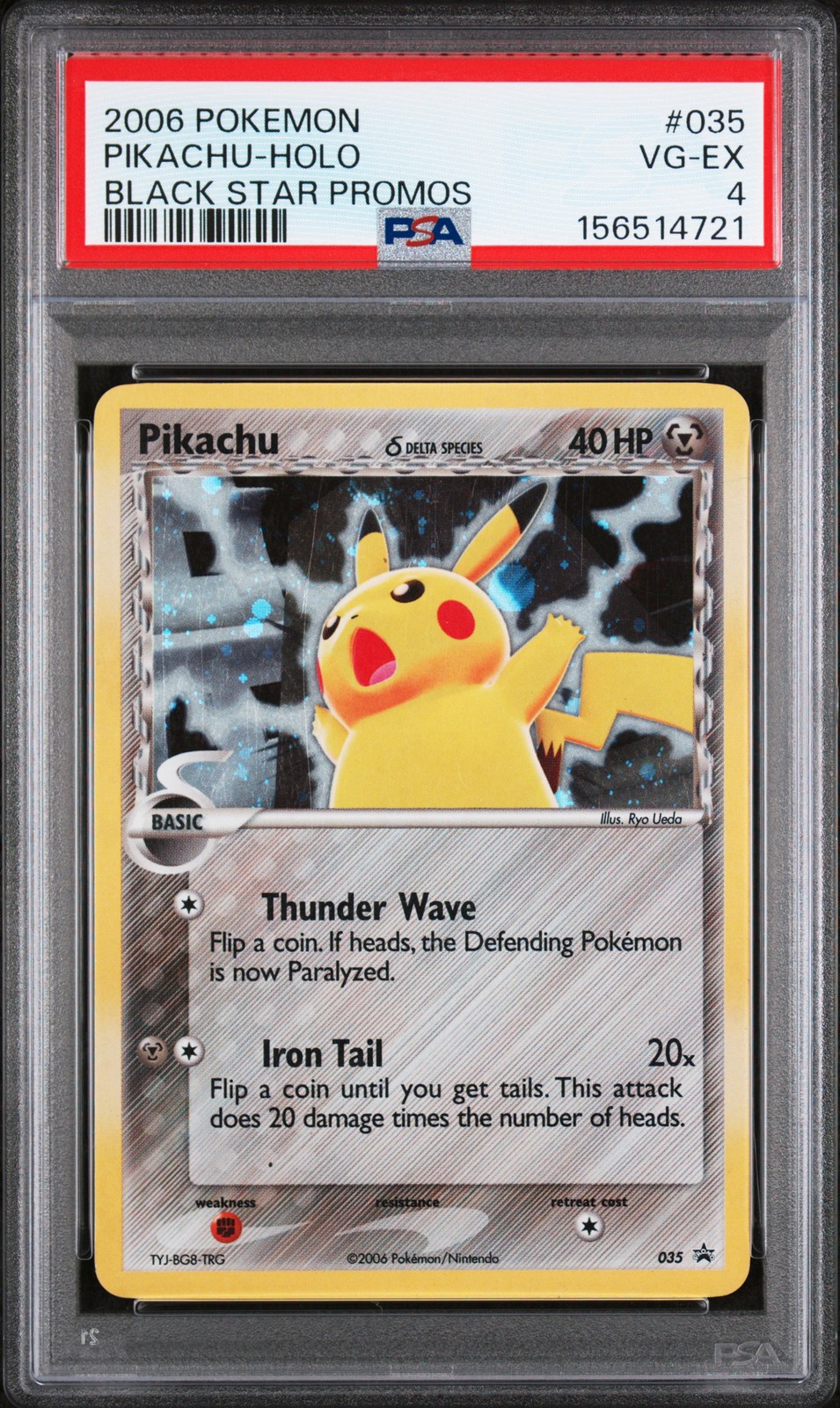 2006 Pokemon Black Star Promos Pikachu-Holo 035