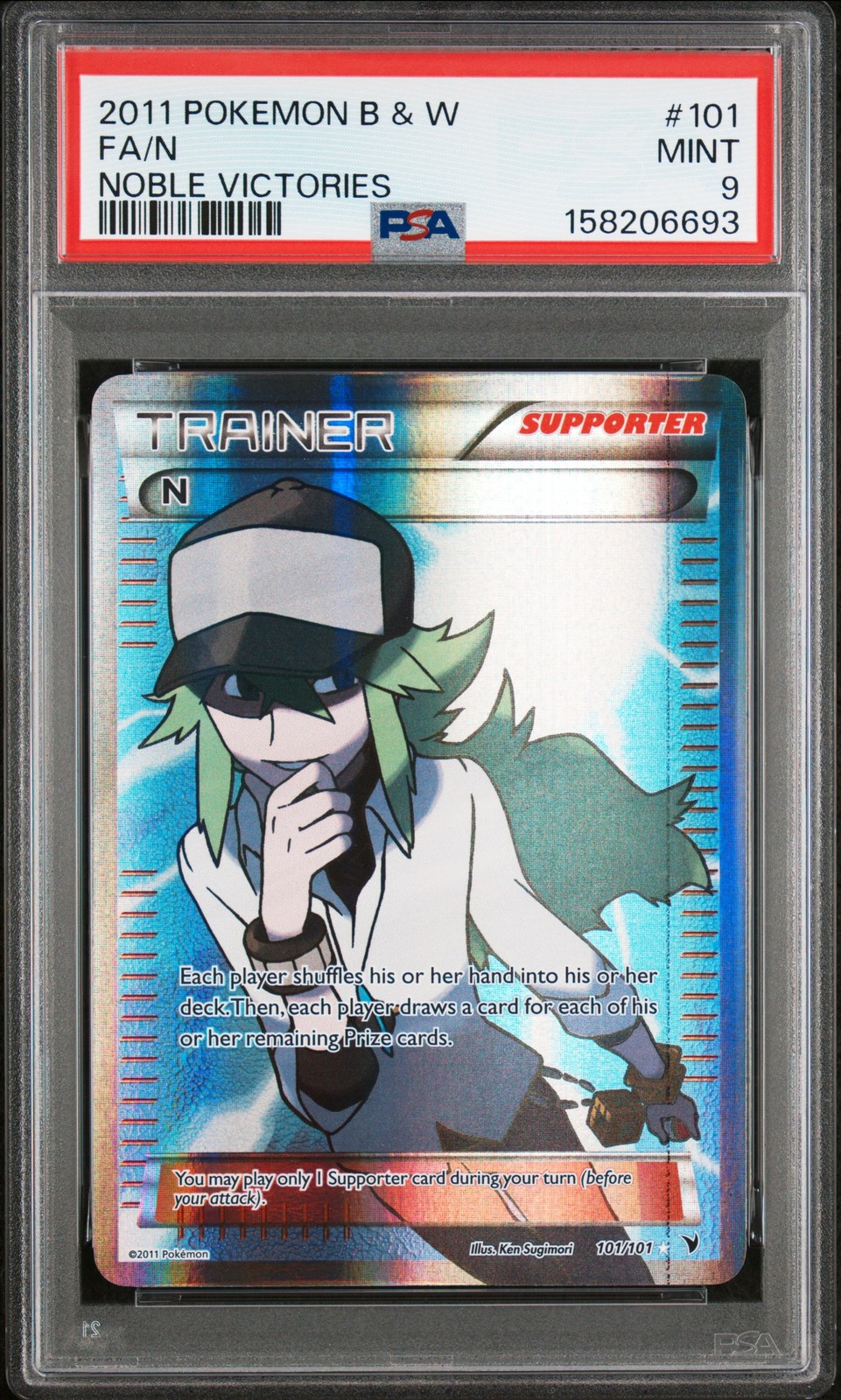 2011 Pokemon Black & White Noble Victories Full Art/N 101