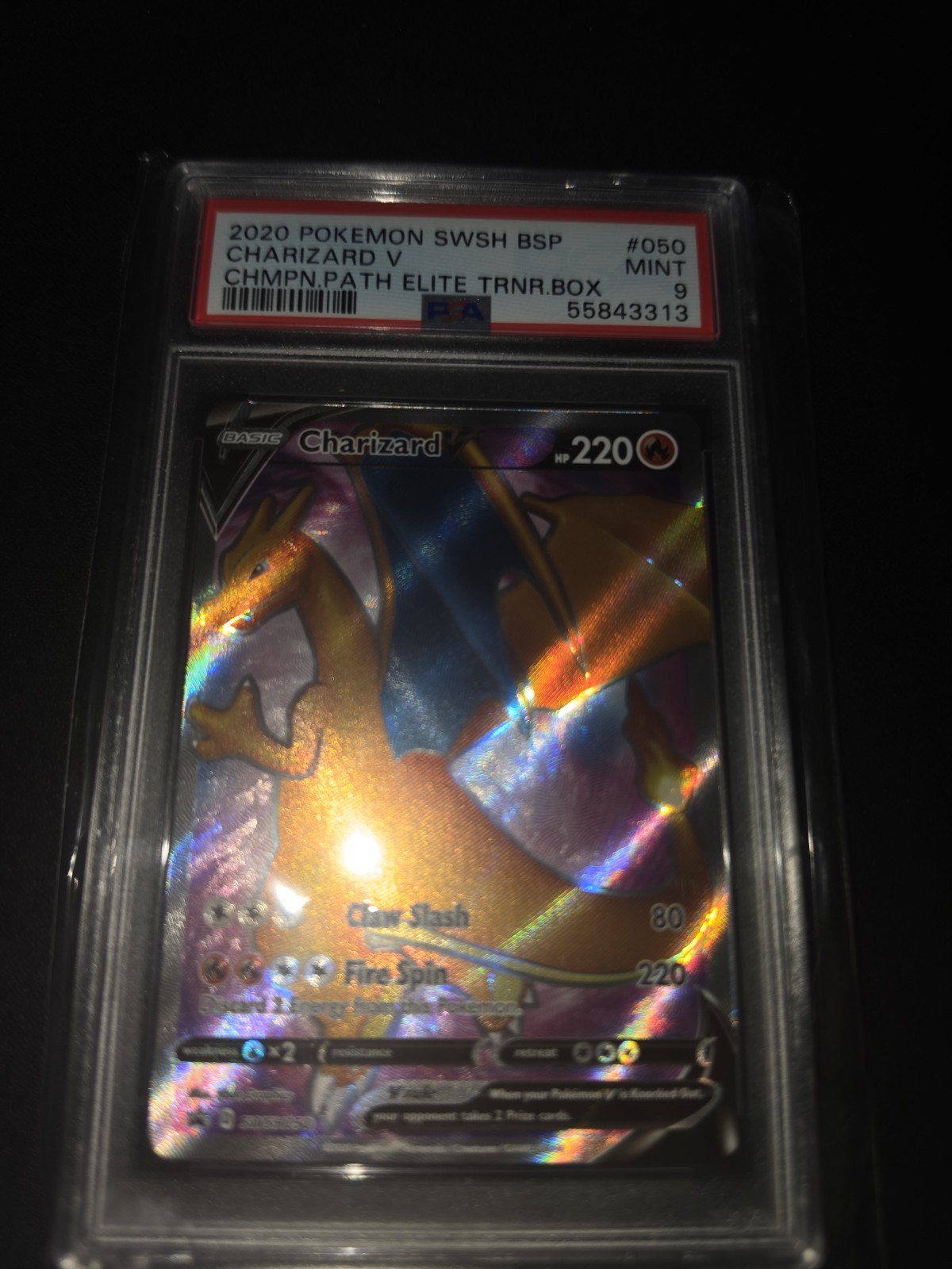2020 Pokemon Swsh Black Star Promo Charizard V Champion's Path Elite Trainer Box 050