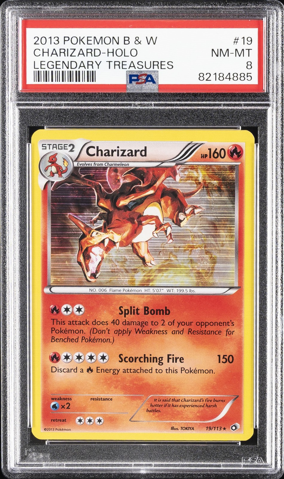 2013 Pokemon Black & White Legendary Treasures Charizard-Holo 19