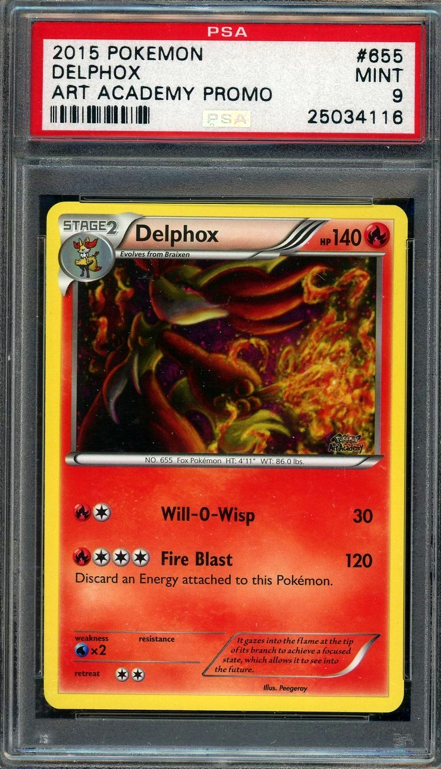 2015 Pokemon Art Academy Competition Delphox Peegeray