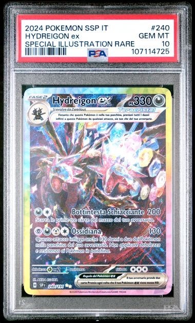2024 Pokemon Italian Ssp It-Surging Sparks Hydreigon EX Special Illustration Rare 240