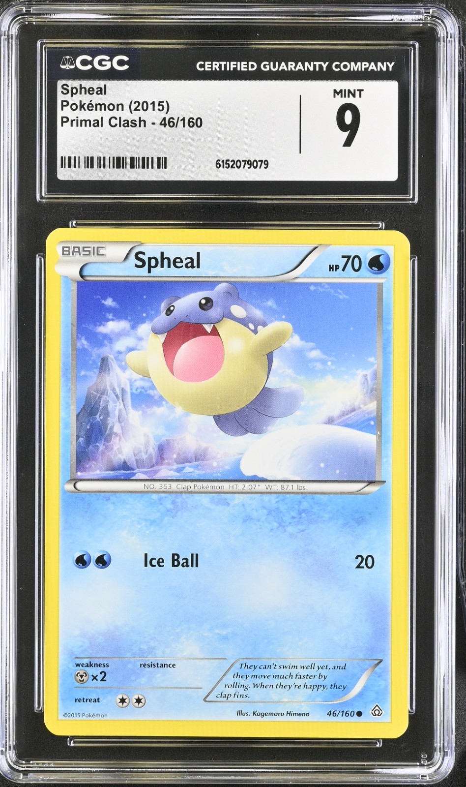 2015 Primal Clash - English Spheal Common 46/160