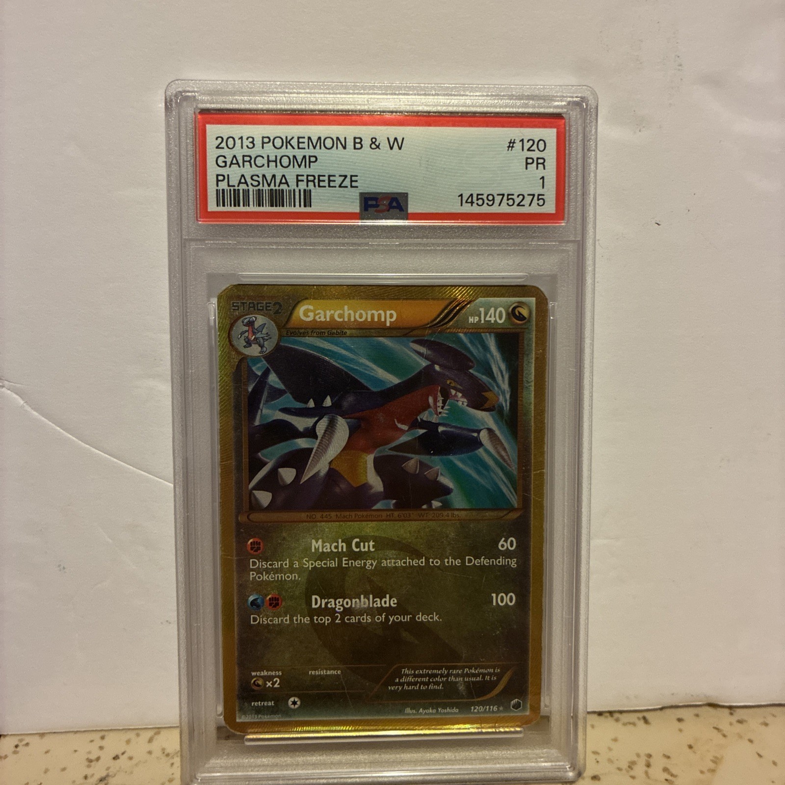 2013 Pokemon Black & White Plasma Freeze Garchomp 120