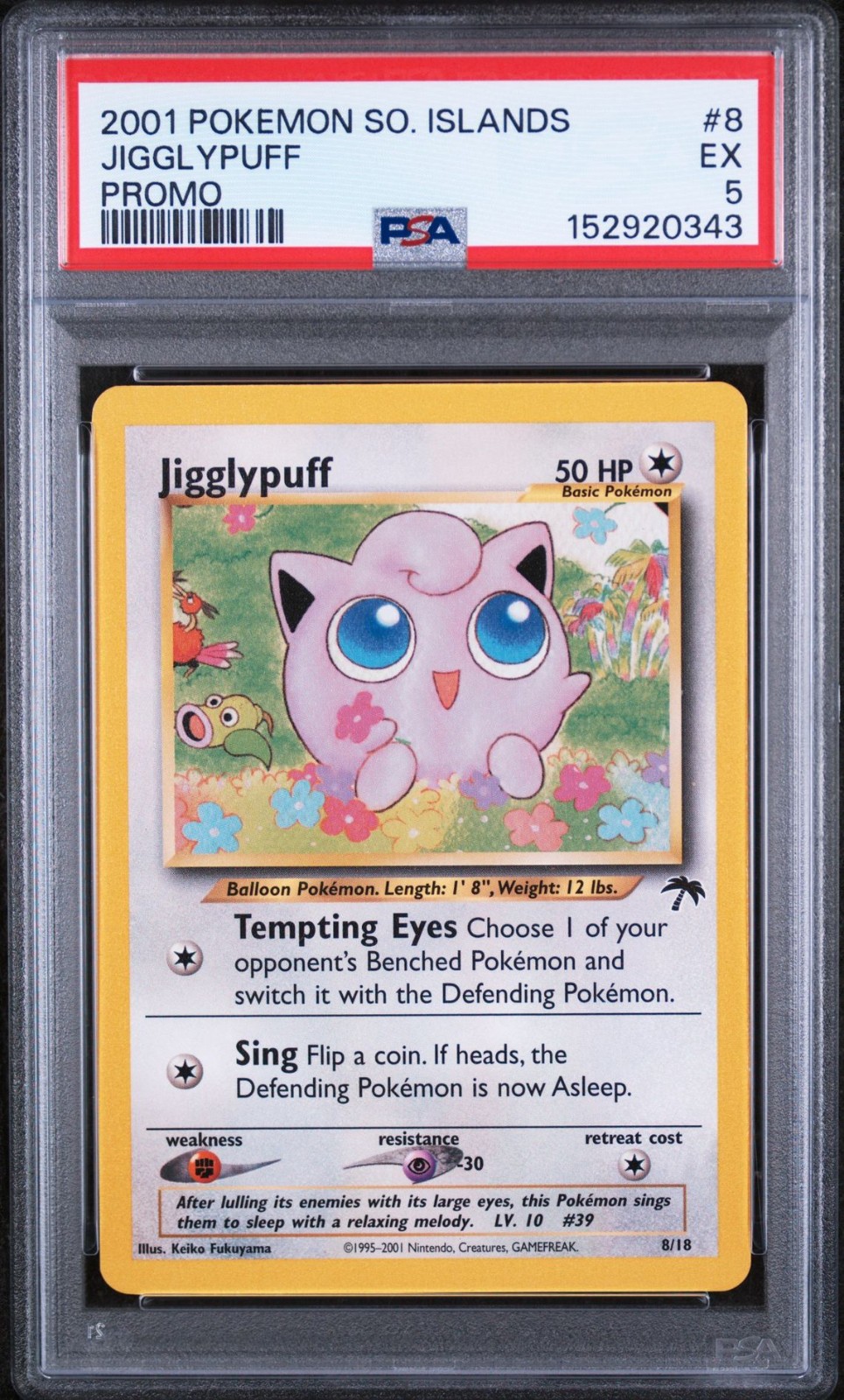 2001 Pokemon Southern Islands Promo Jigglypuff 8