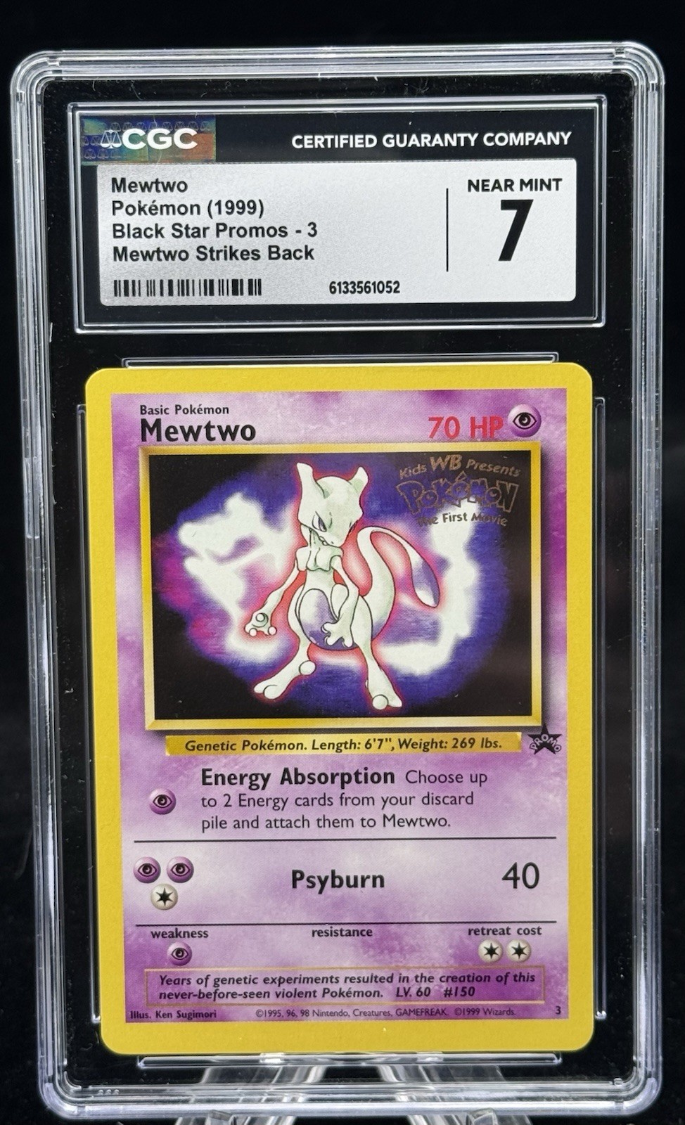 1999 Black Star Promos - WotC - English Mewtwo Mewtwo Strikes Back 3
