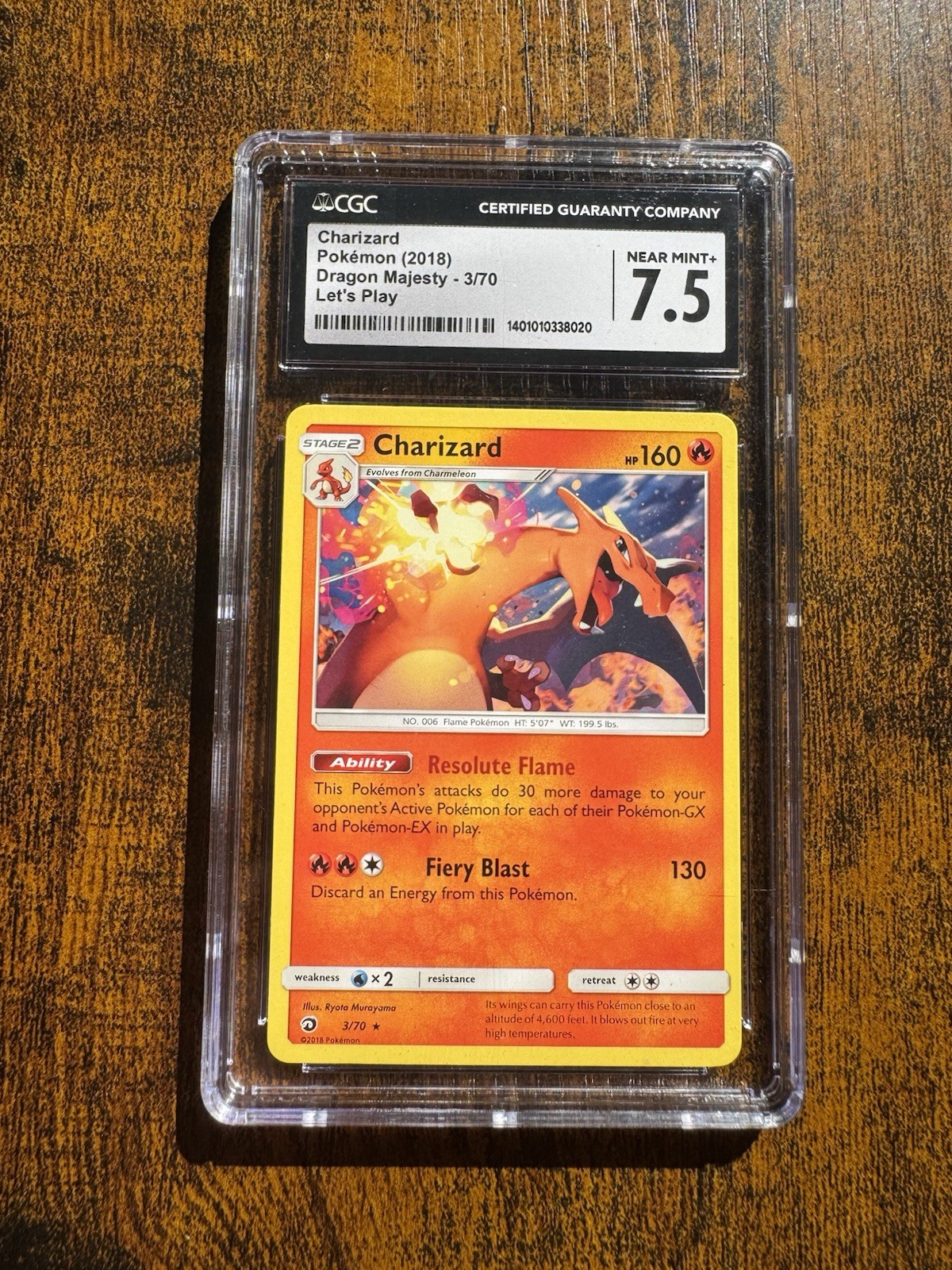 2018 Dragon Majesty - English Charizard Let's Play, Eevee! Deck (Non-Holo) 3/70