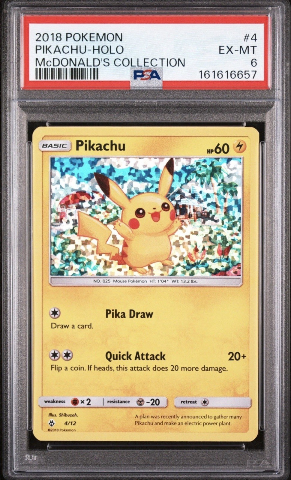 2018 Pokemon McDonald's Collection Pikachu-Holo 4