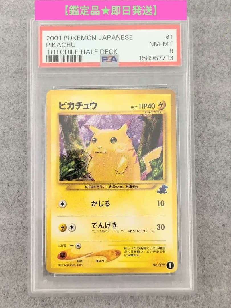 2001 Pokemon Japanese Totodile Half Deck Pikachu 1