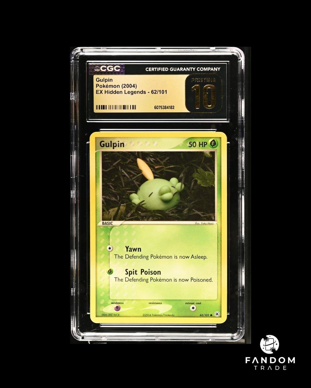 2004 EX Hidden Legends - English Gulpin Common 62/101