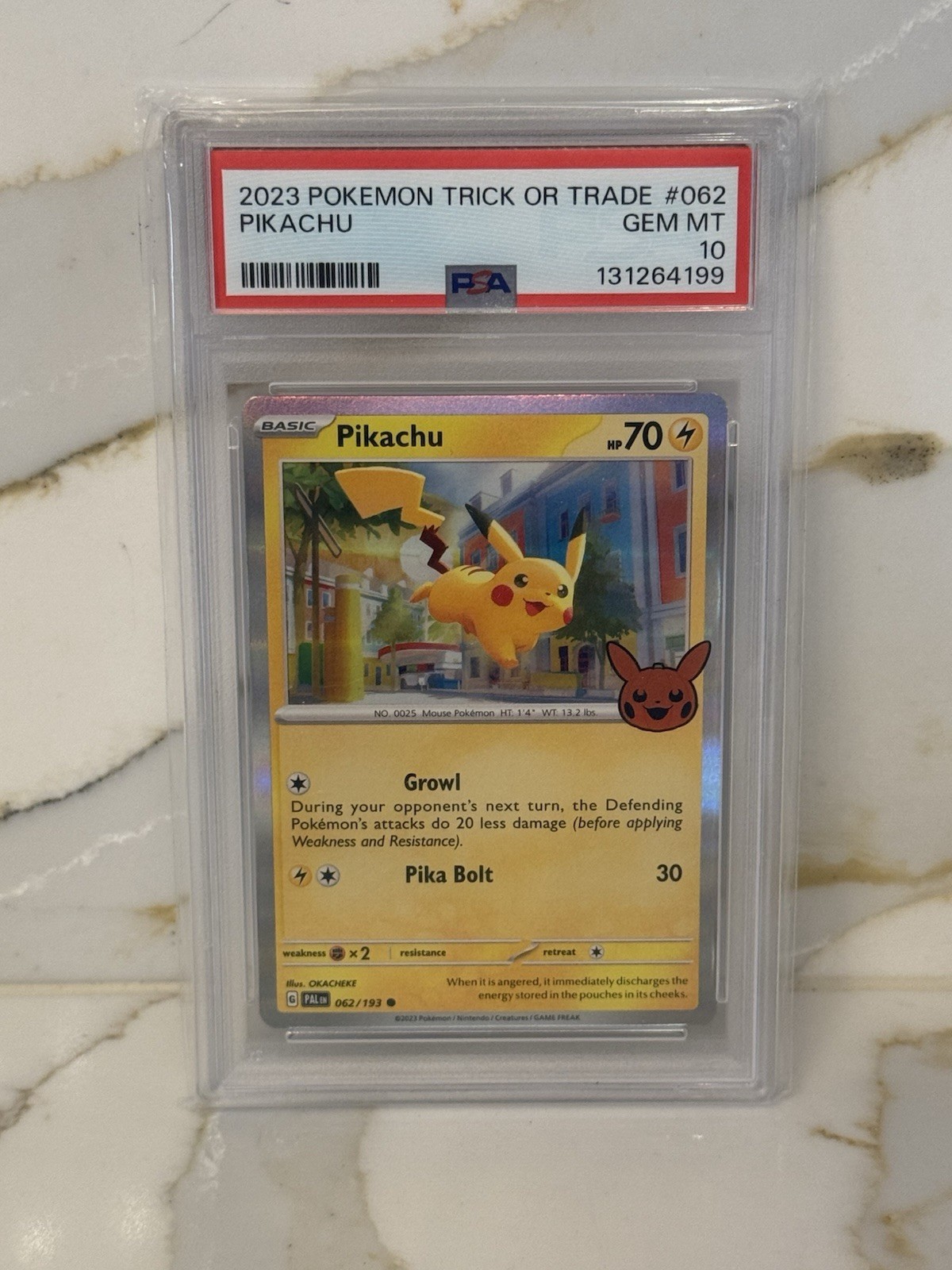 2023 Pokemon Trick or Trade Pikachu 062